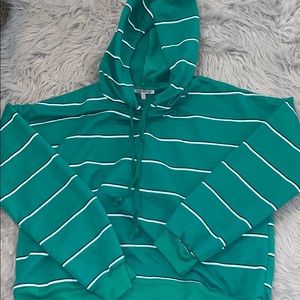Charlotte Russe crop hoodie